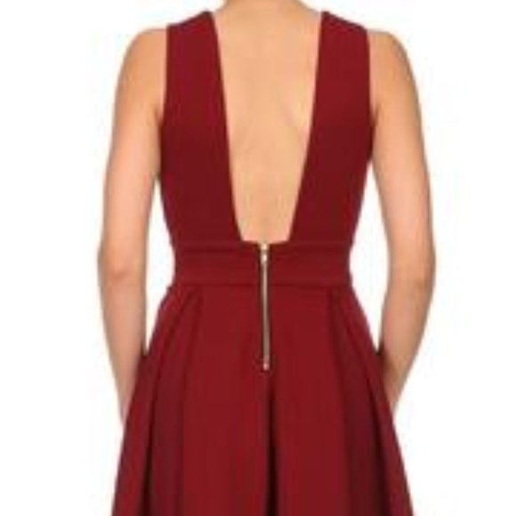 Haute Monde Black Fit and Flare Mini Dress - Picture 4 of 6